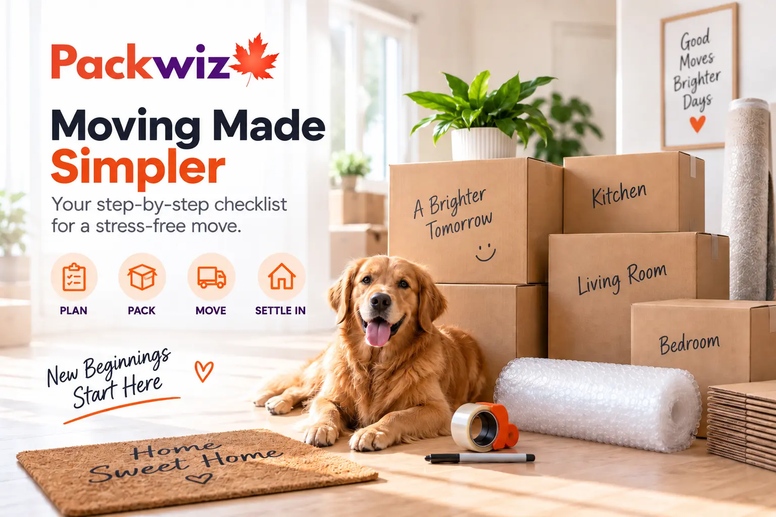 Moving checklist hero image