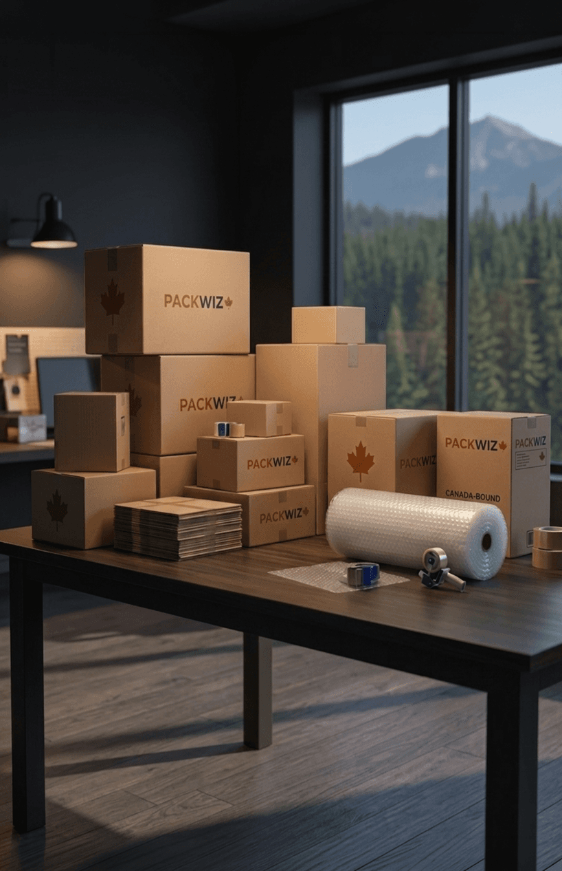 Background packing supplies