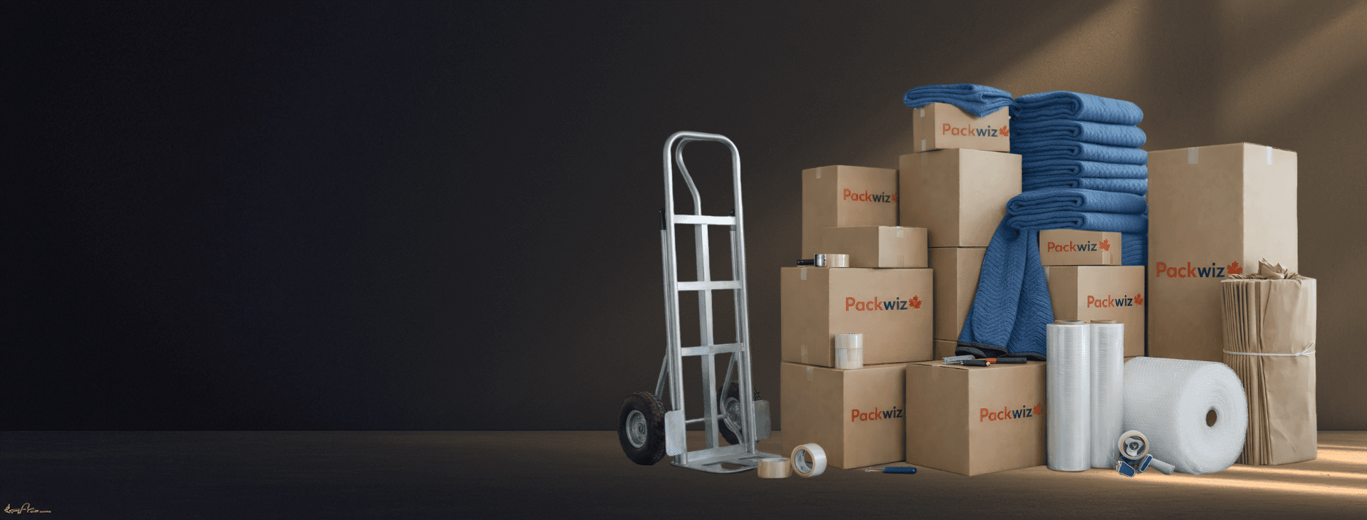 Background packing supplies