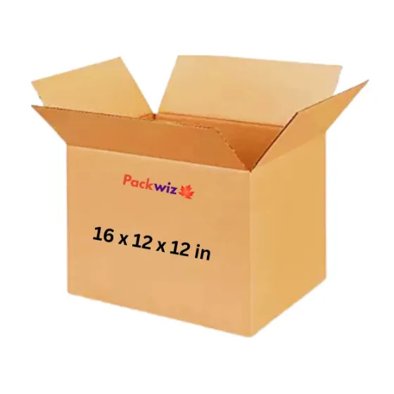 16x12x12 inch 1.5 cube medium sized moving box
