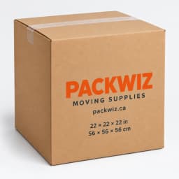 22x22x22 inch extra large 6 cube moving and storage box