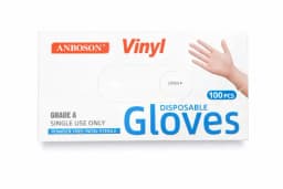Anboson Vinyl Disposable Gloves 5 mil thumbnail