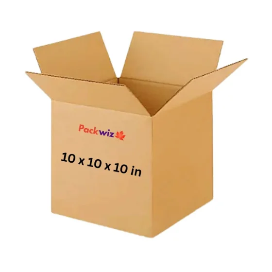 10x10x10 inch medium cube corrugated shipping container