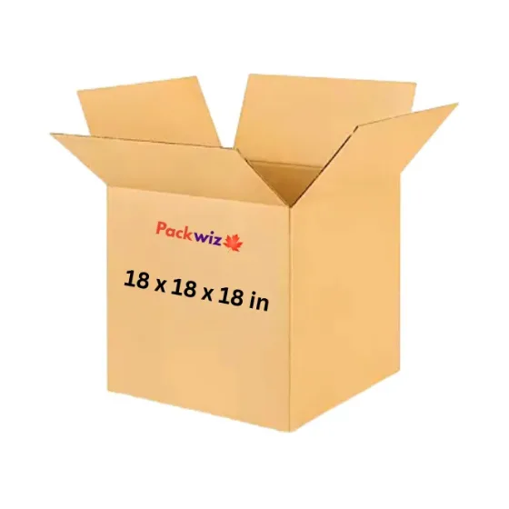 18x18x18 inch large 4 cube corrugated moving box