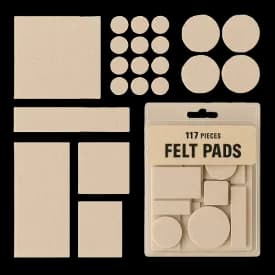 Furniture felt pads for floor protection, moving accessories