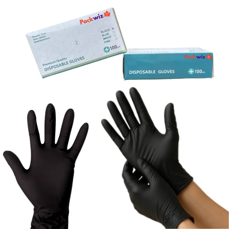 Packwiz Nitrile Disposable Gloves 6 mil