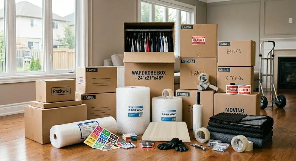 Affordable moving kits for sale in Brampton and GTA