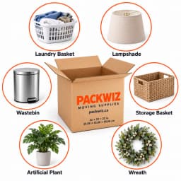 What fits in a 22x22x22 inch extra large 6 cube moving box