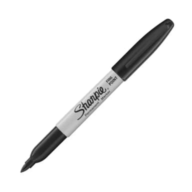 Permanent Black Marker - Chisel Tip