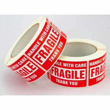 Fragile - Handle With Care Labels
